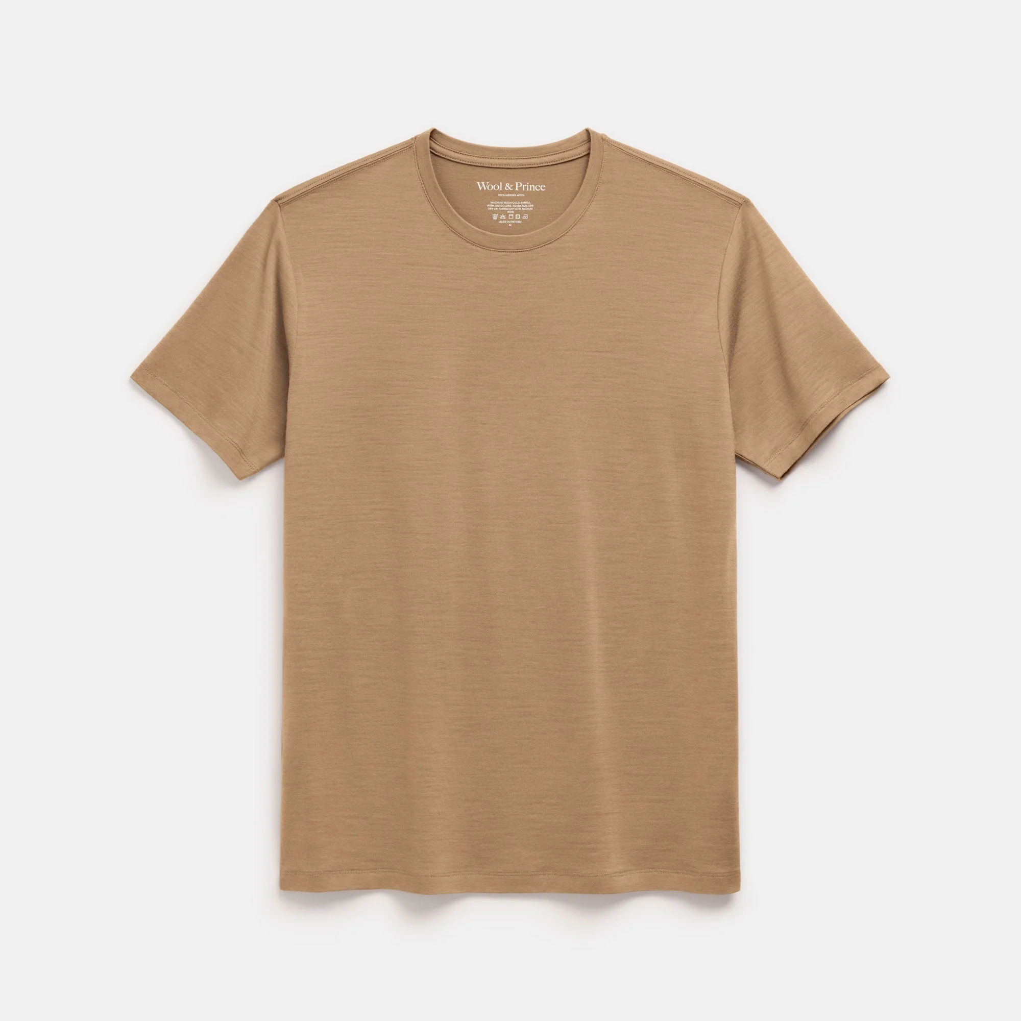 Men's 100% Wool Crew Neck Tee - Image 4