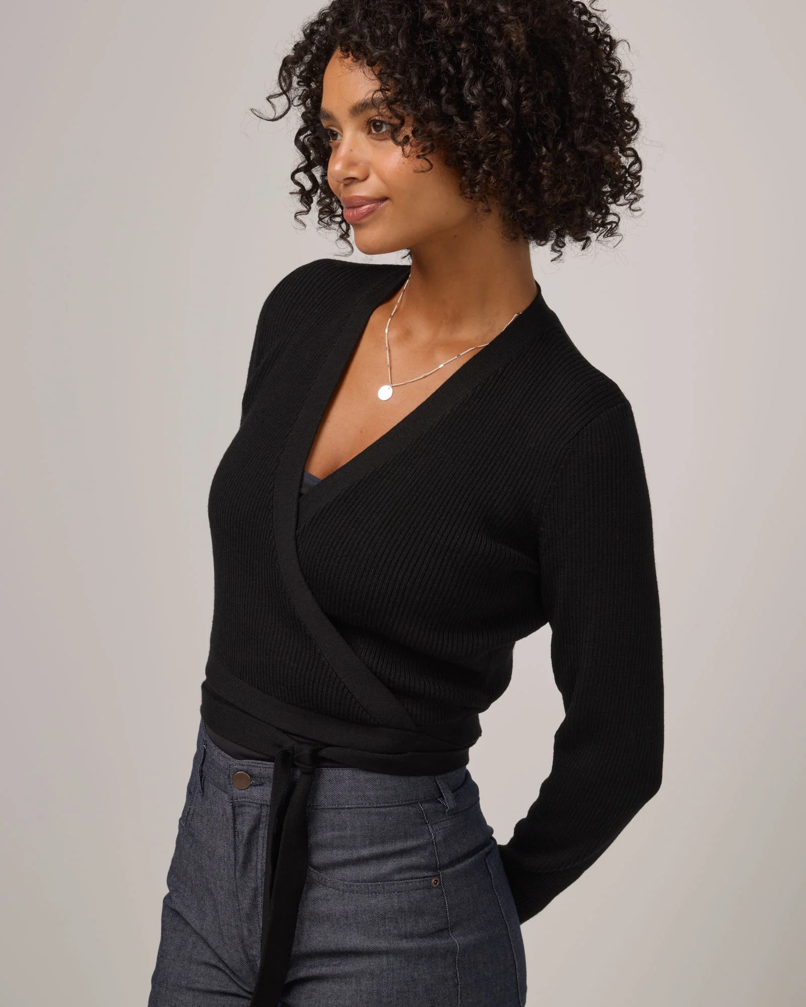 Adeline Wrap Sweater