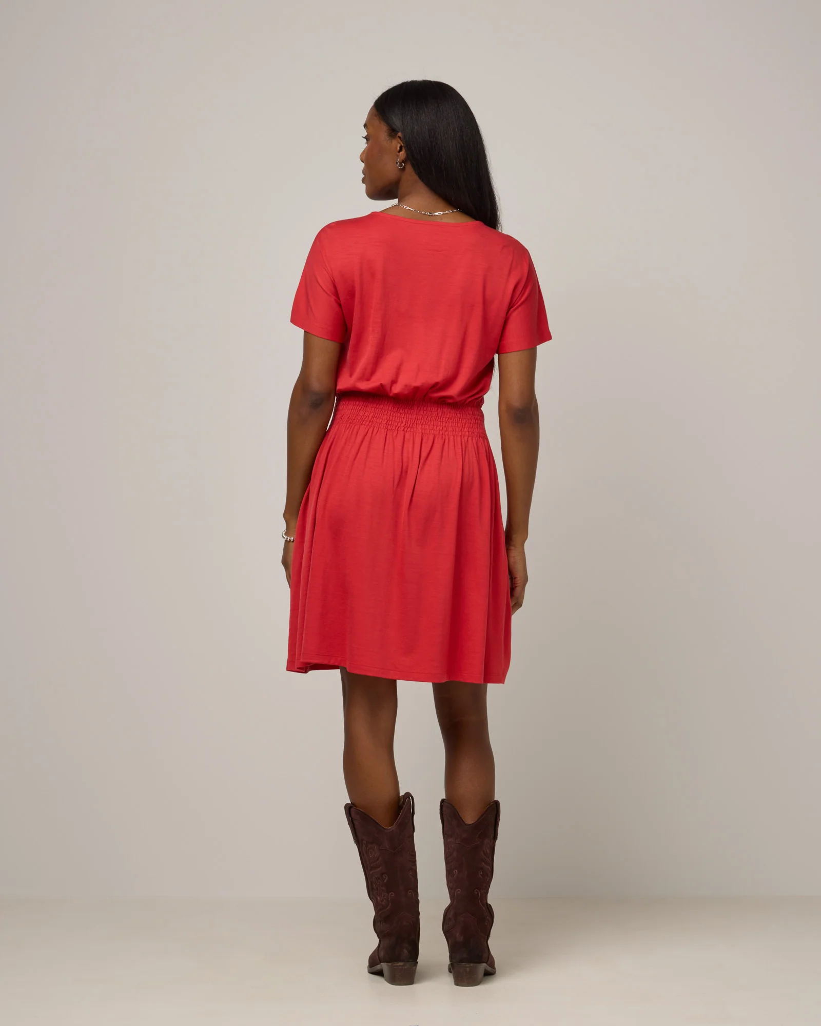 Norma Smocked Waist Dress - Image 4