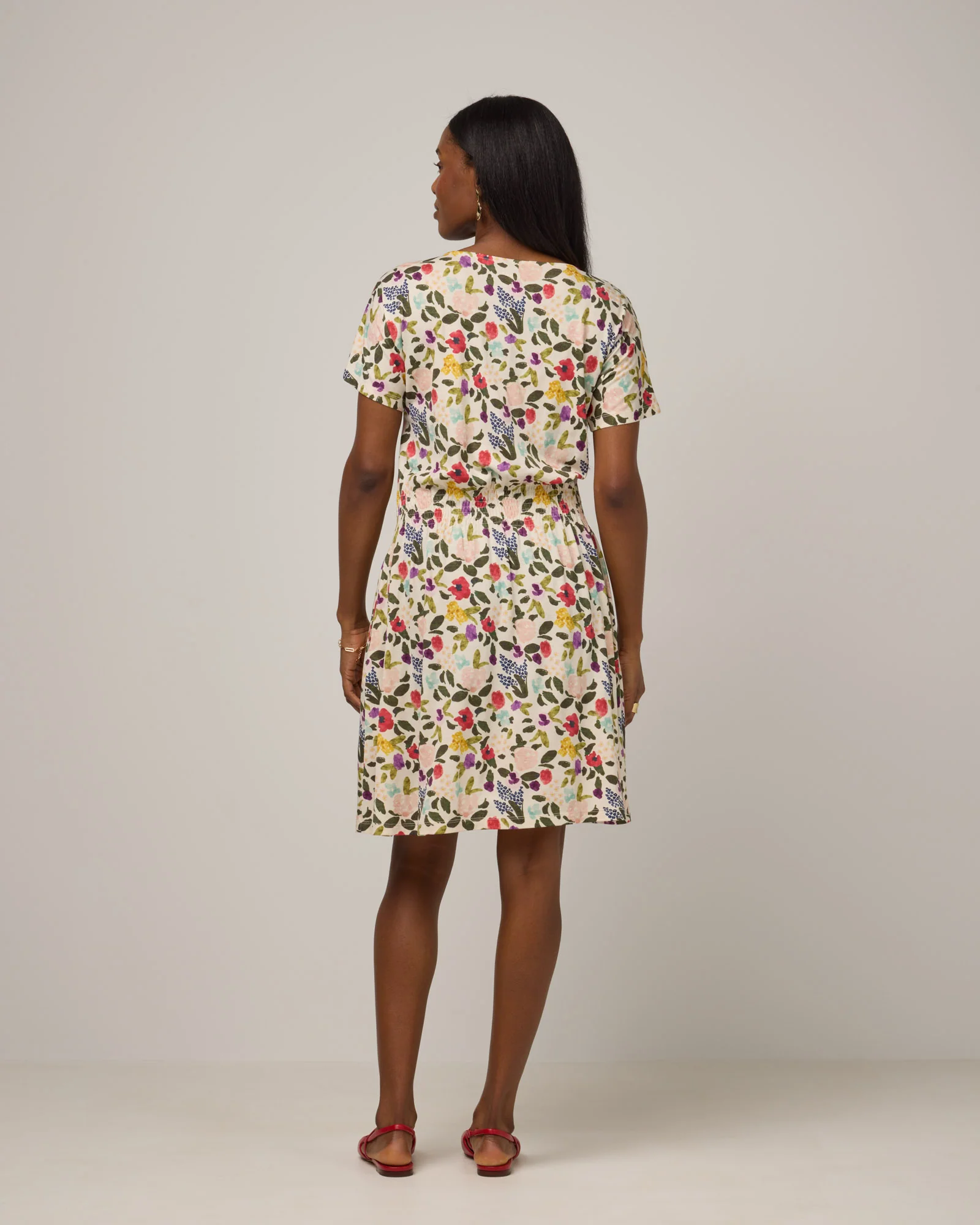 Norma Smocked Waist Dress - Image 4